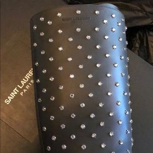 Saint Laurent festival wellie rain boots 41